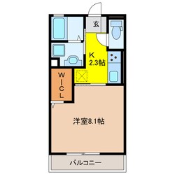 LUANA林町の物件間取画像